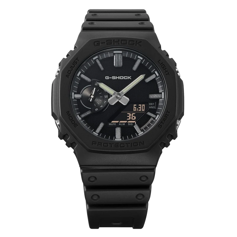 Casio G-Shock GA-2100LXB-1AER Herren Armbanduhr • Biobasiertes Resin • Luxe Black Design