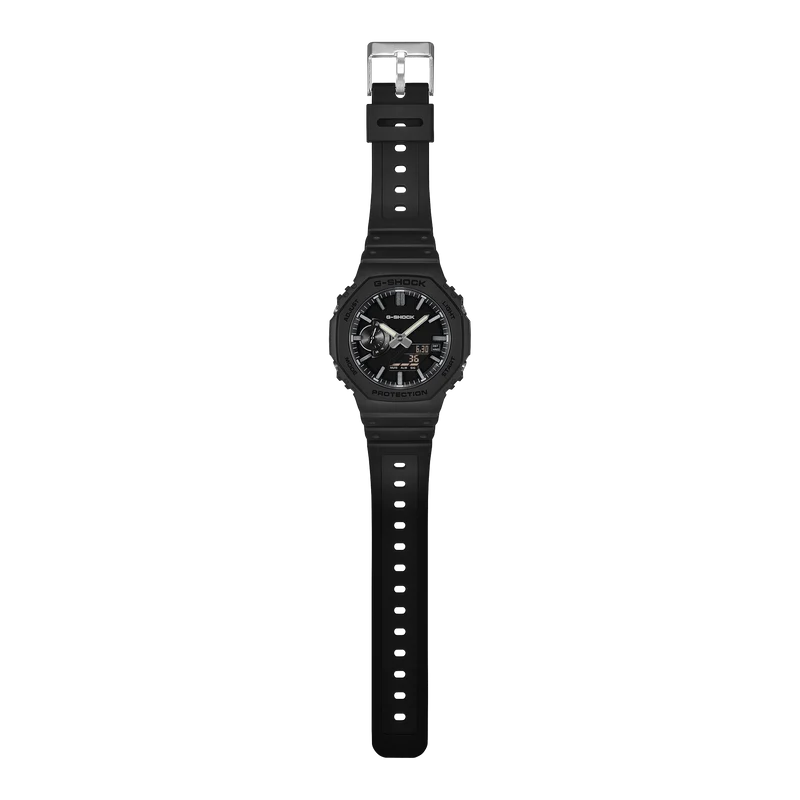 Casio G-Shock GA-2100LXB-1AER Herren Armbanduhr • Biobasiertes Resin • Luxe Black Design