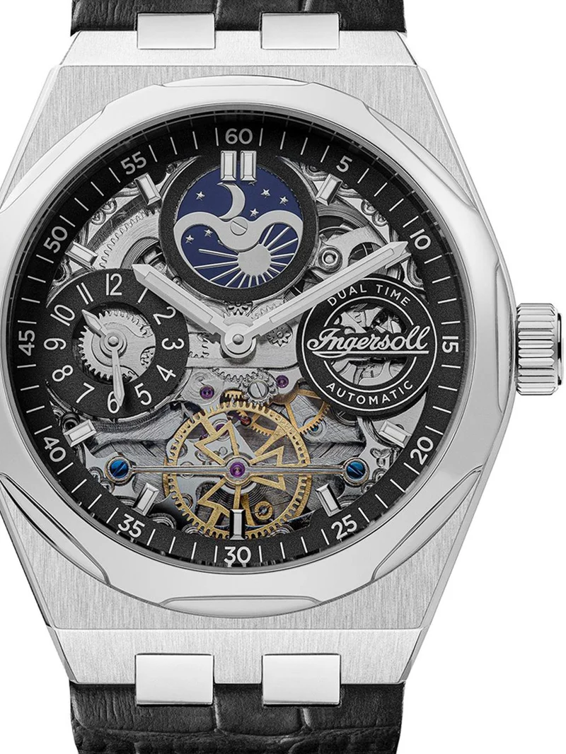 Ingersoll The Broadway I12903 Herren Armbanduhr • Automatikwerk • Dual Time