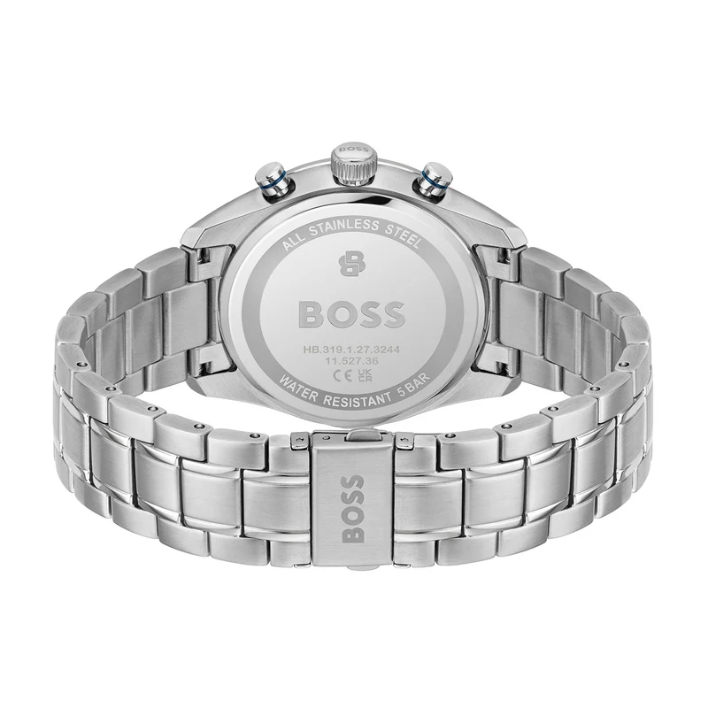 BOSS Grand Prix 1514344 Herrenuhr Schwarz • Quarzwerk • Chronograph-Design
