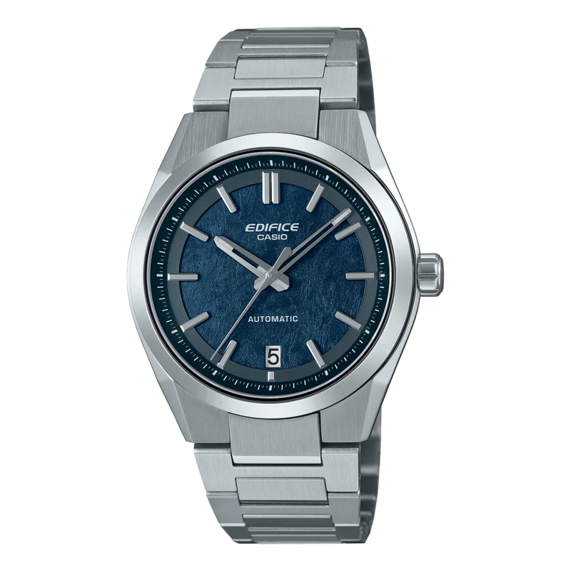 Casio Edifice EFK-100D-2AER Herrenuhr Blau • Automatikwerk mit Sichtboden • Saphirglas