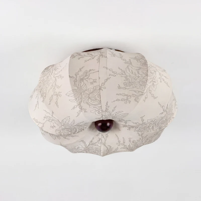 Plafondlamp Zijdeglans Stof Middeleeuwse Stijl E27 LED Sfeerverlichting Woonkamer Slaapkamer Hal 40-60cm | Sansoti
