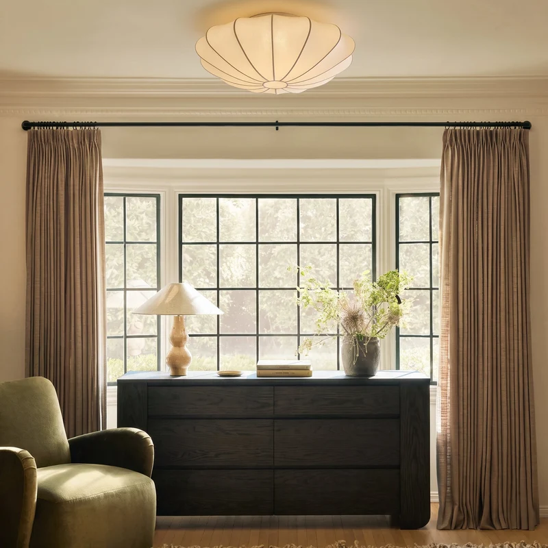 Plafondlamp Cocon Zijdevezel Warm Wit Sfeerverlichting Woonkamer Slaapkamer Eetkamer Ontspanning Design | Sansoti