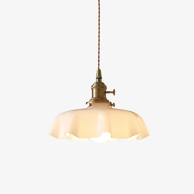 Hanglamp Messing Glas Verstelbaar Wit E26 E27 Scandinavisch Design Eetkamer Bar Woonruimte Landelijk | Sansoti