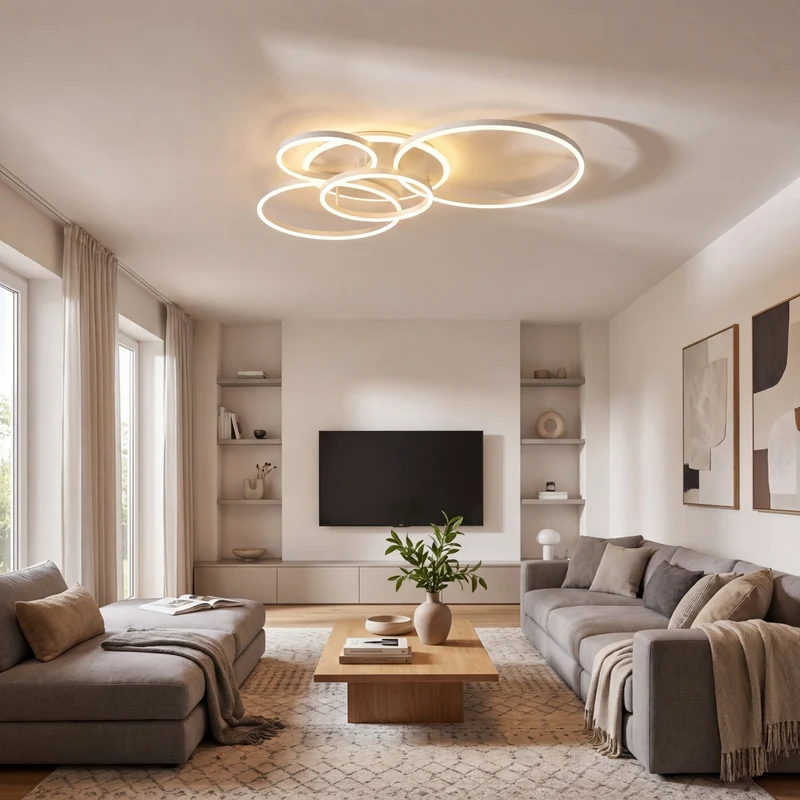 Minimalistische Aluminium Hanglamp E27 met LED Verstelbaar Modern Design voor Eetkamer Slaapkamer Leeshoek | Sansoti