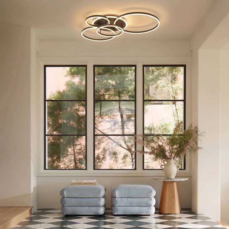 Minimalistische Aluminium Hanglamp E27 met LED Verstelbaar Modern Design voor Eetkamer Slaapkamer Leeshoek | Sansoti