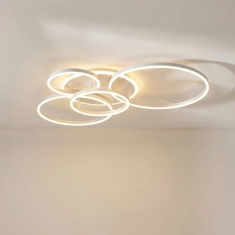 Minimalistische Aluminium Hanglamp E27 met LED Verstelbaar Modern Design voor Eetkamer Slaapkamer Leeshoek | Sansoti