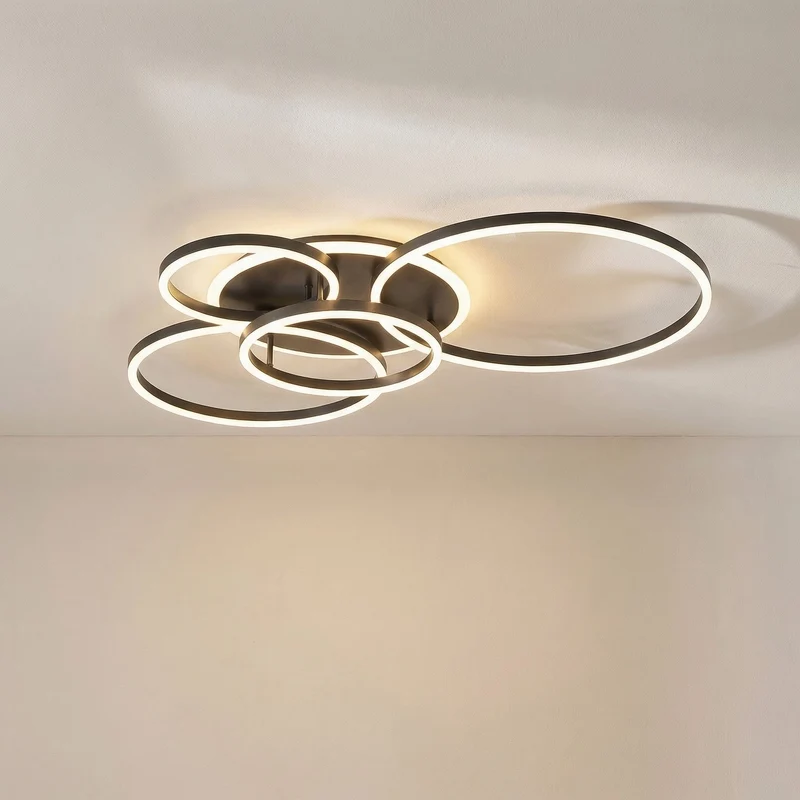 Minimalistische Aluminium Hanglamp E27 met LED Verstelbaar Modern Design voor Eetkamer Slaapkamer Leeshoek | Sansoti