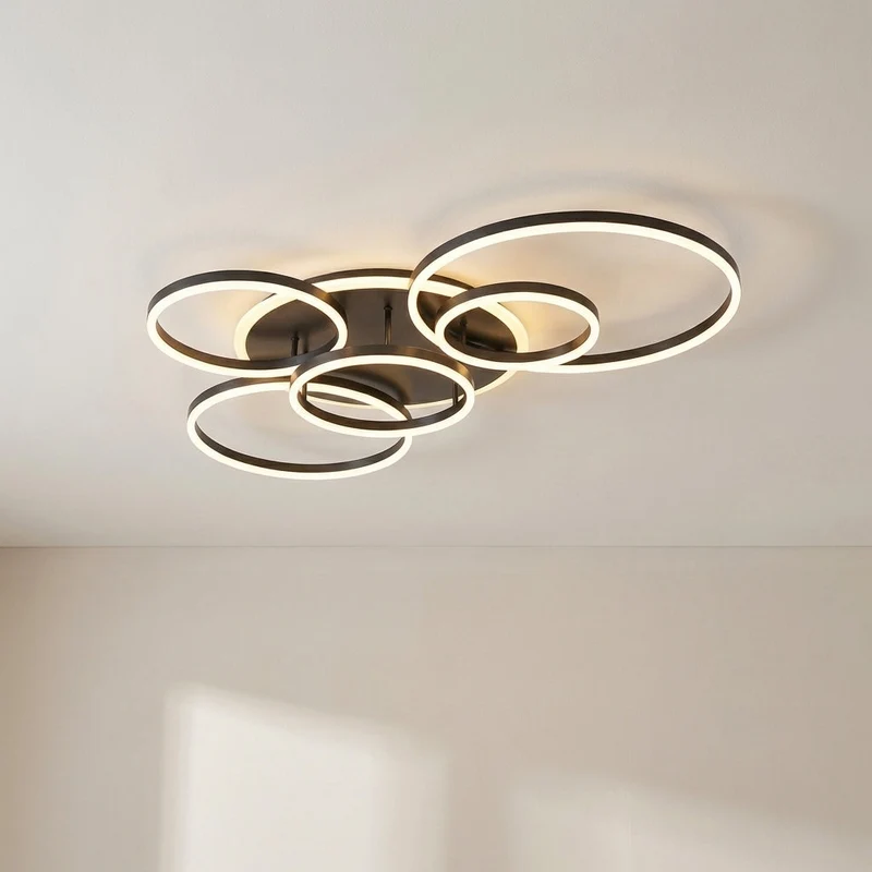 Minimalistische Aluminium Hanglamp E27 met LED Verstelbaar Modern Design voor Eetkamer Slaapkamer Leeshoek | Sansoti