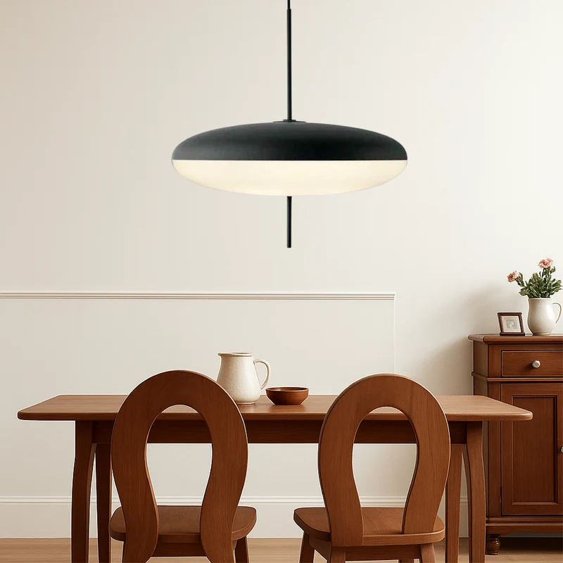 Geometrische Hanglamp E27 Metaal Acryl 50cm Minimalistisch Design Eetkamer Keuken Woonkamer LED Verlichting | Sansoti