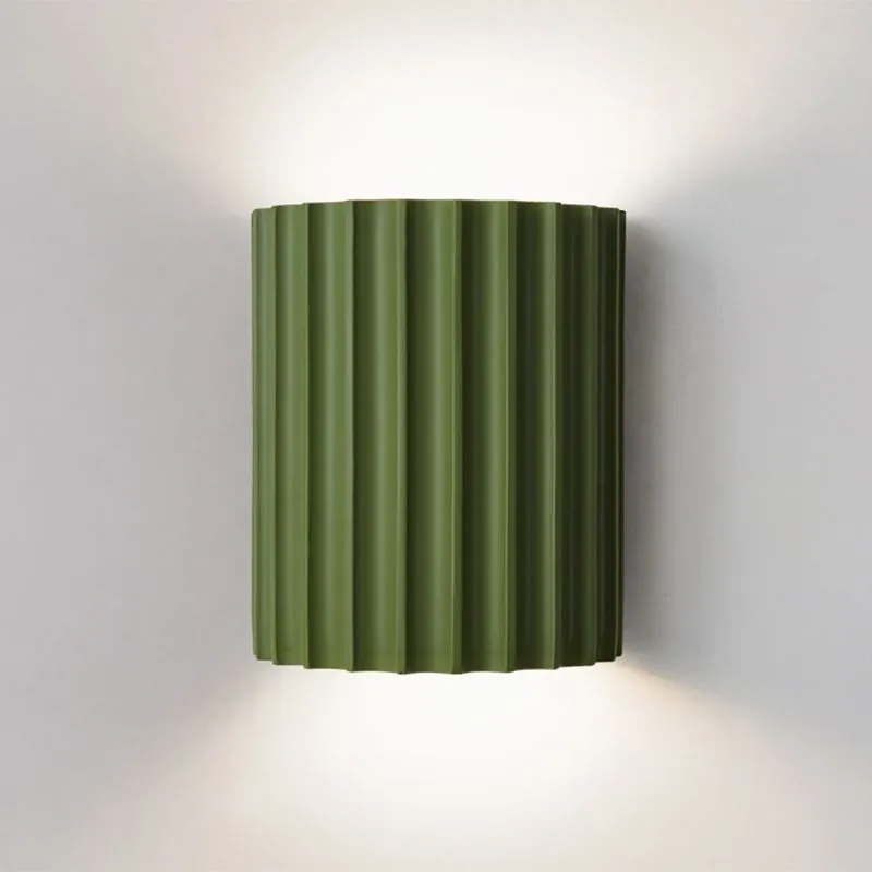 Wandlamp Rond LED Dimbaar Hars Muurdecoratie Kleuraccent Sfeerlicht Leeshoek Gang Slaapkamer Woonkamer | Sansoti