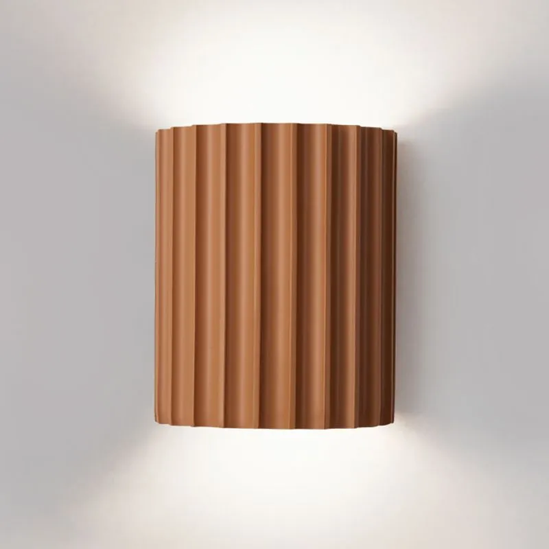 Wandlamp Rond LED Dimbaar Hars Muurdecoratie Kleuraccent Sfeerlicht Leeshoek Gang Slaapkamer Woonkamer | Sansoti