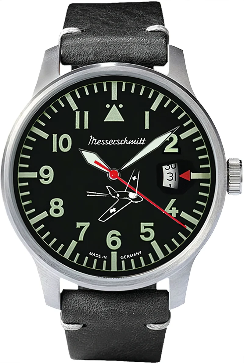 Messerschmitt Me 163 ME163-80-2 Herrenuhr • Made in Germany • Flieger-Design