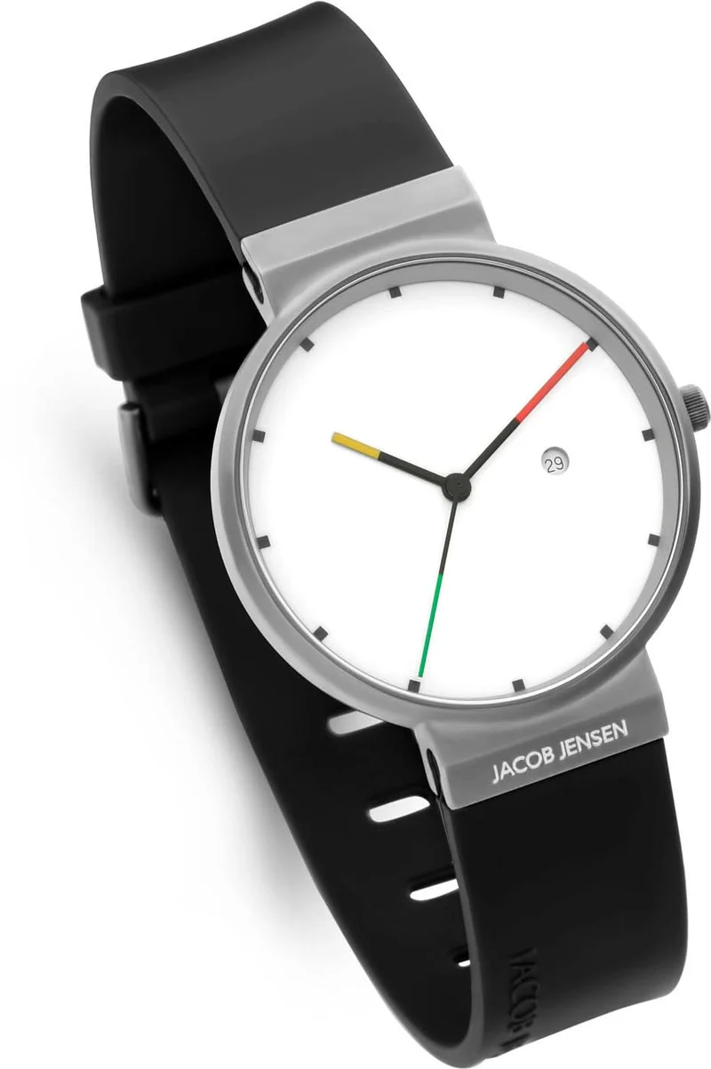 Jacob Jensen Titanium 642 Unisex-Uhr • Titan-Gehäuse • Saphirglas