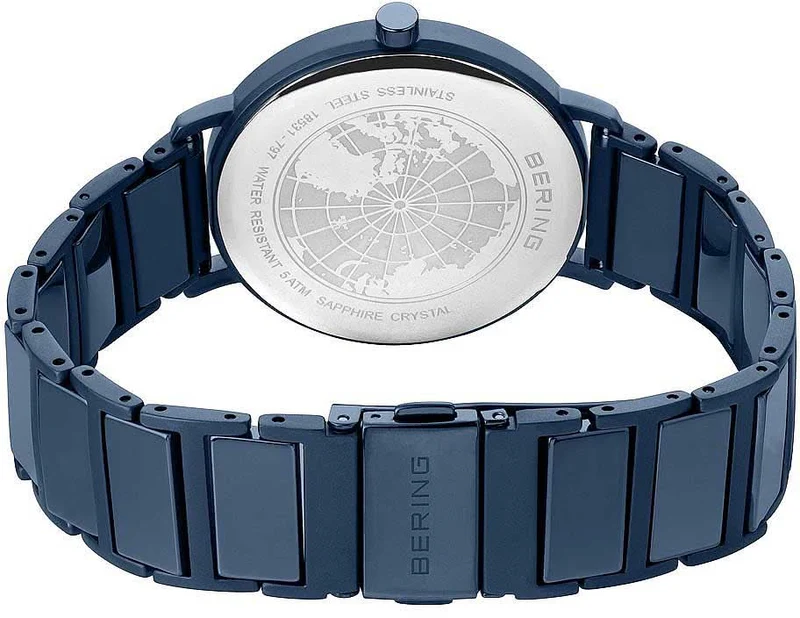 Bering Ceramic 18531-797 Damenuhr • High-Tech Keramik • Kratzfestes Saphirglas
