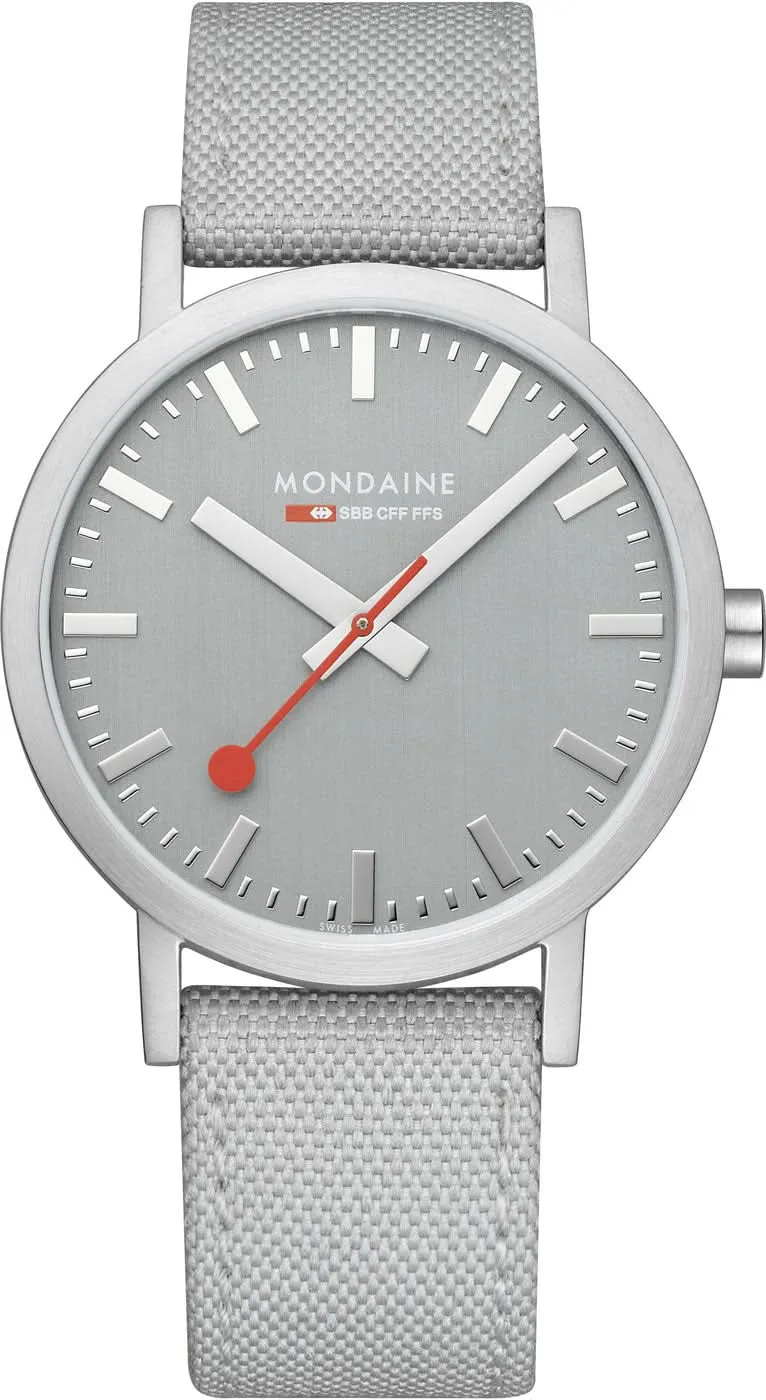 Mondaine Classic A660.30360.80.SBH Unisex-Uhr • Schweizer Bahnhofsuhren-Design • Ikonische Ablesbarkeit