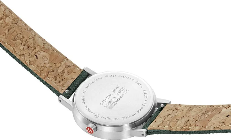 Mondaine Classic A660.30314.60SBF Unisex-Uhr • Schweizer SBB-Design • Nachhaltig