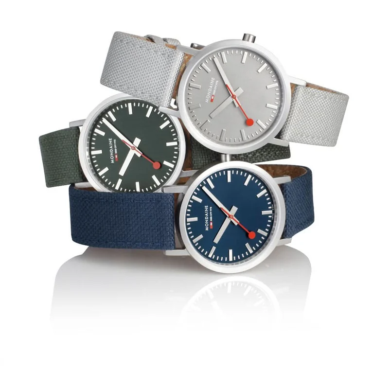 Mondaine Classic A660.30314.60SBF Unisex-Uhr • Schweizer SBB-Design • Nachhaltig