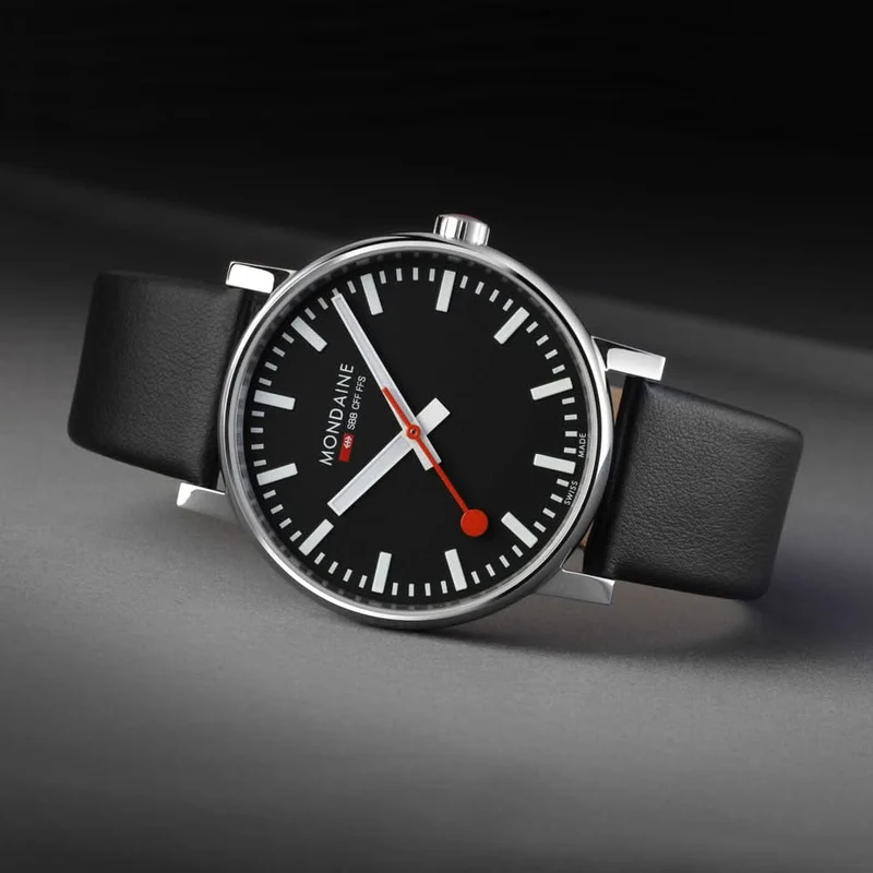 Mondaine evo2 MSE.43120.LB Uhr • Schweizer Design • Vegan
