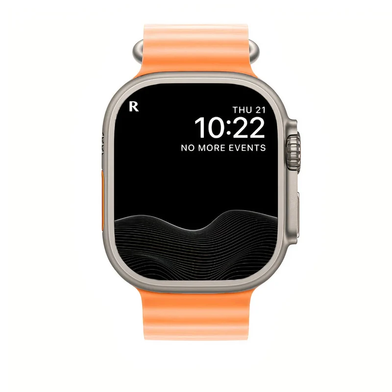 Elastische Horlogeband voor Smartwatch 40-49mm Siliconen Stretch Bandje Geel Blauw Wit Oranje Geschikt voor Sport Duiken Dagelijks Gebruik Comfortabele Pasvorm Ook Over Wetsuit | Sansoti