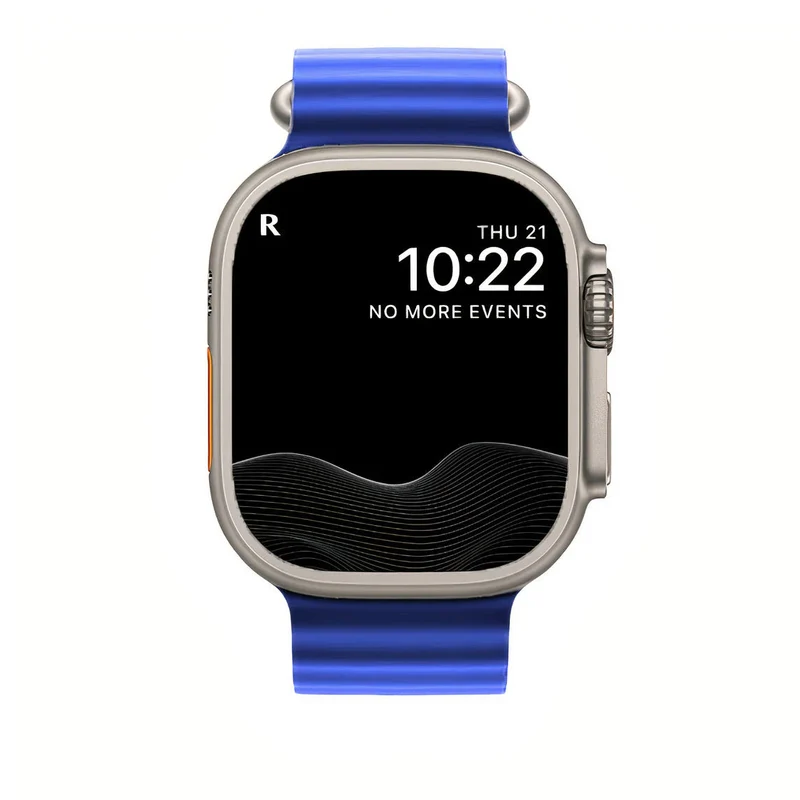 Elastische Horlogeband voor Smartwatch 40-49mm Siliconen Stretch Bandje Geel Blauw Wit Oranje Geschikt voor Sport Duiken Dagelijks Gebruik Comfortabele Pasvorm Ook Over Wetsuit | Sansoti