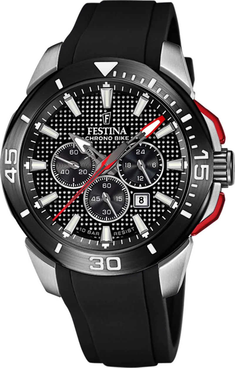 Festina Chrono Bike F20642/4 Herrenuhr • Sportliches Design • 10 ATM