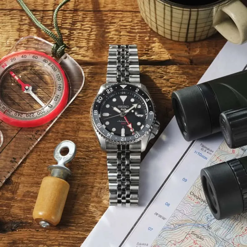 Seiko 5 Sports SSK001K1 Herrenuhr • Automatik GMT • Japanische Manufakturqualität