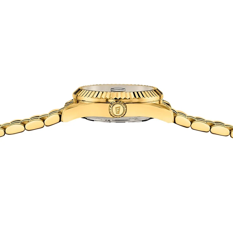 Festina Swiss Made Classic Steel F20089/3 Damenuhr Goldfarben • Saphirglas • Edelstahlgehäuse