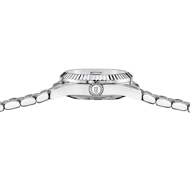 Festina Swiss Made Classic F20087/3 Damen Armbanduhr Hellblau • Saphirglas • Edelstahlarmband