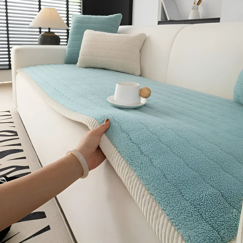 Bankhoes Antislip Polyester Beschermer voor Huisdieren Vlekbestendig Wasbaar Meubelbescherming Bankovertrek | Sansoti