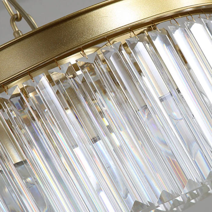 Kristal Plafondlamp met IJzeren Frame E14 Fitting voor Woonkamer Eetkamer Slaapkamer Decoratieve Verlichting | Sansoti