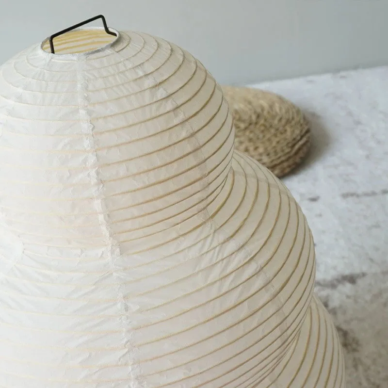 Japanse Staande Lamp 60cm Papier Metaal E27 Dimbaar Warm Sfeerlicht voor Woonkamer Slaapkamer Moderne Vloerlamp | Sansoti