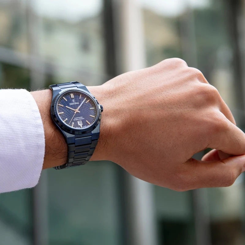 Festina Rivé F20078/1 Herrenuhr • Saphirglas • Automatikwerk Swiss Made