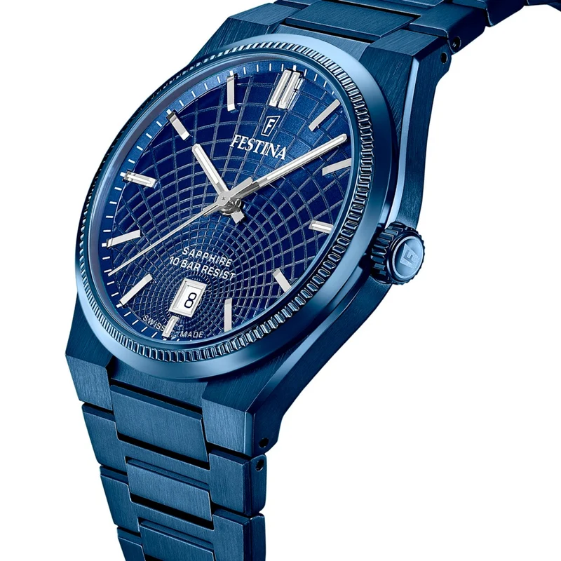 Festina Rivé F20078/1 Herrenuhr • Saphirglas • Automatikwerk Swiss Made