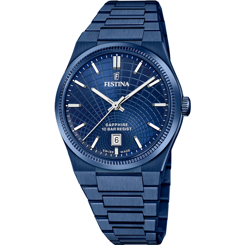 Festina Rivé F20078/1 Herrenuhr • Saphirglas • Automatikwerk Swiss Made