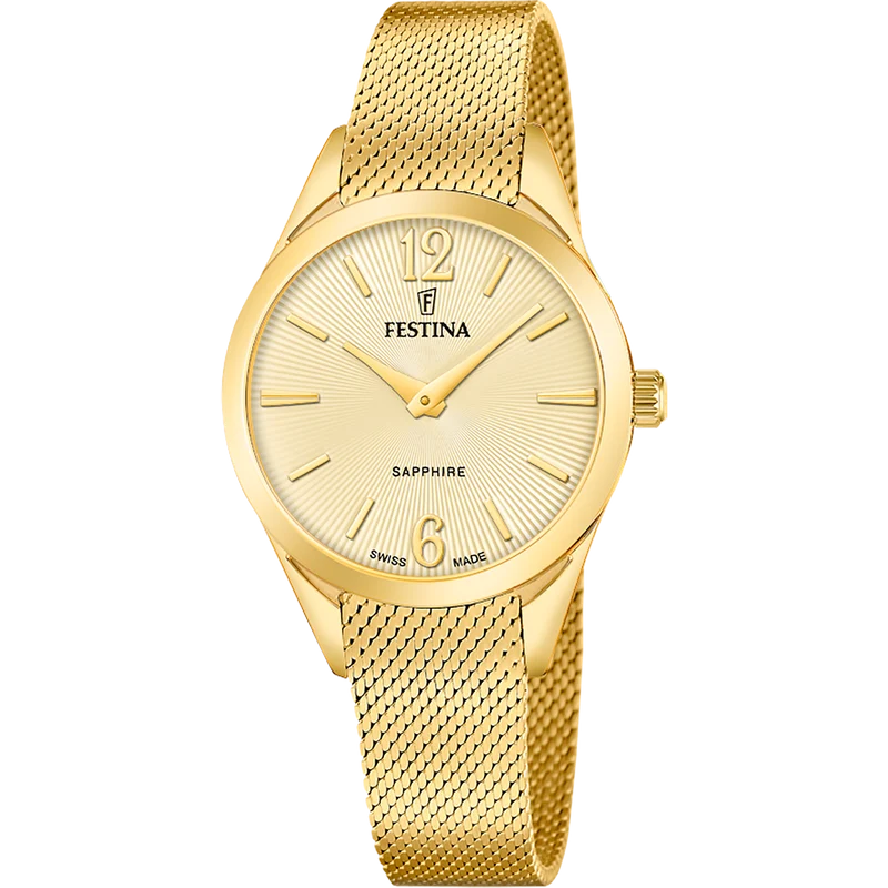 Festina Grace F20077/3 Damenuhr • Saphirglas • Schweizer Quarzwerk