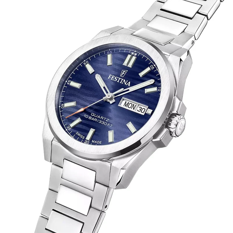 Festina Dune F20073/2 Herrenuhr • Saphirglas • Edelstahlgehäuse