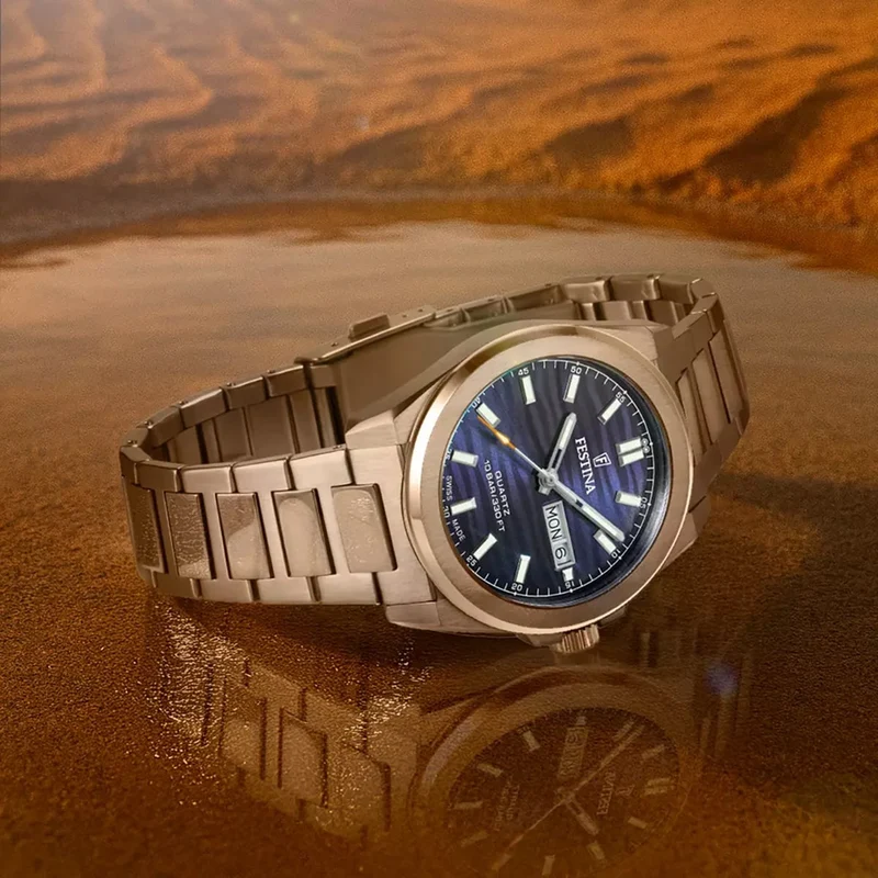 Festina Dune F20073/2 Herrenuhr • Saphirglas • Edelstahlgehäuse