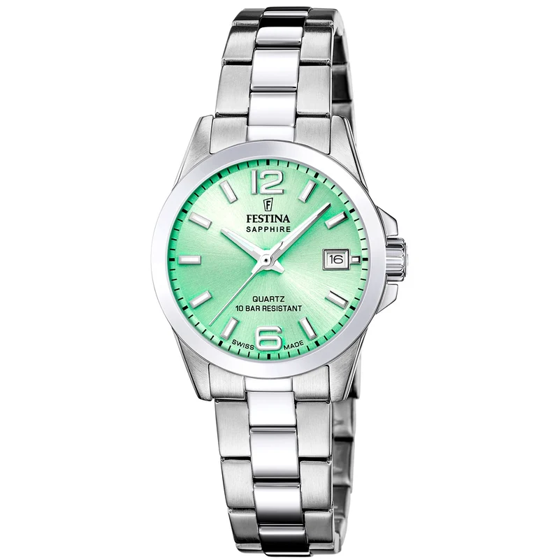 Festina Swiss Made Lady F20049/2 Damenuhr • Edelstahlarmband • Schweizer Qualität