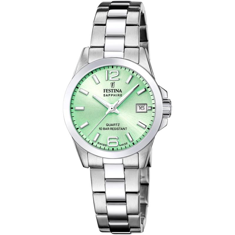 Festina Swiss Made Lady F20049/2 Damenuhr • Edelstahlarmband • Schweizer Qualität