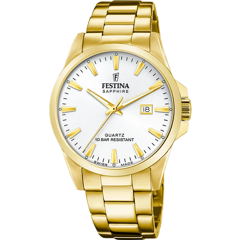 Festina F20044/2 Herrenuhr • Saphirglas • Schweizer Quarzwerk
