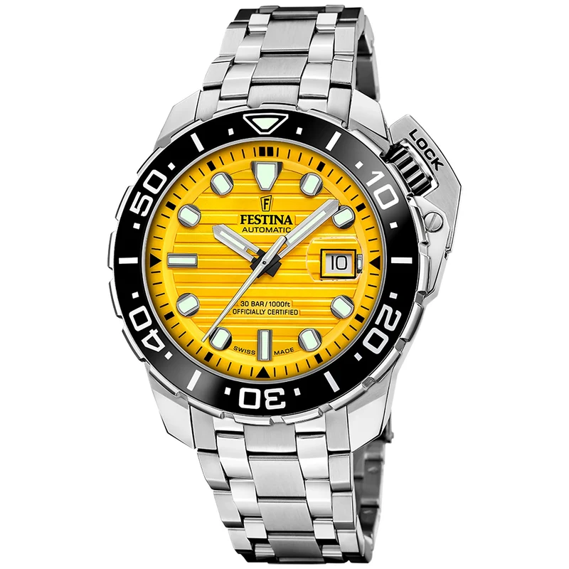 Festina Swiss Made COSC F20043/1 Herrenuhr • Saphirglas • 30 ATM Wasserdicht