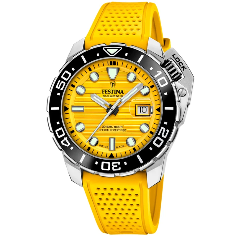 Festina Swiss Made COSC F20043/1 Herrenuhr • Saphirglas • 30 ATM Wasserdicht