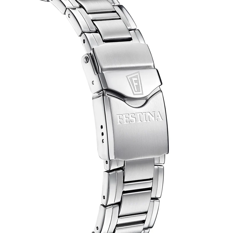 Festina Ceramic Chrono F20042/4 Herrenuhr Schwarz • Saphirglas • Chronograph Swiss Made