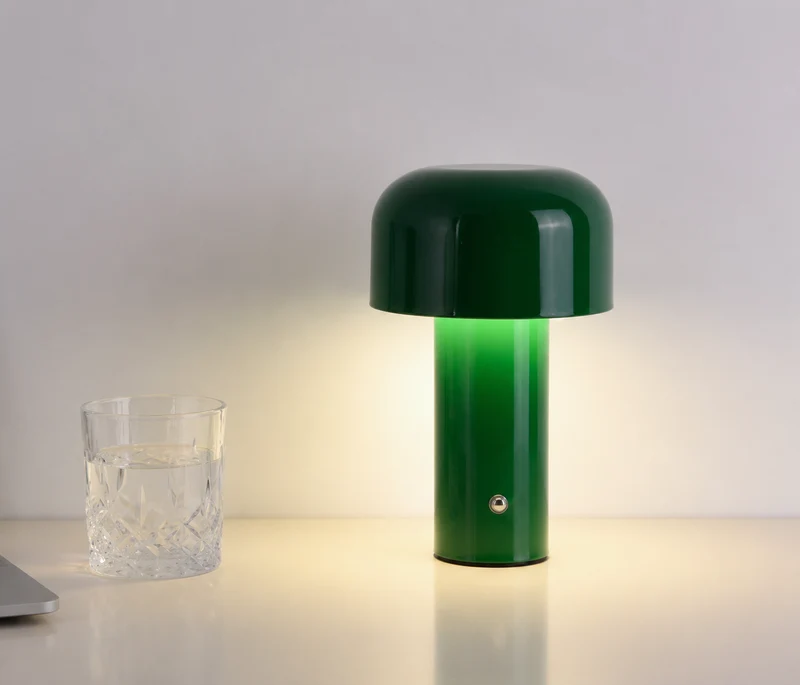 Paddenstoel Tafellamp LED Oplaadbaar Touch Dimbaar Sfeerlamp Modern Design Decoratieve Verlichting Draadloos | Sansoti
