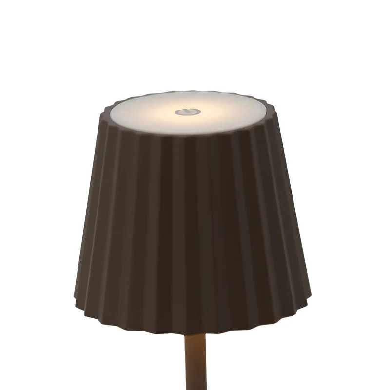 Oplaadbare Tafellamp Draadloos Dimbaar Touch 3000K Warm Licht Binnen Buiten Terras Slaapkamer Restaurant 38cm | Sansoti