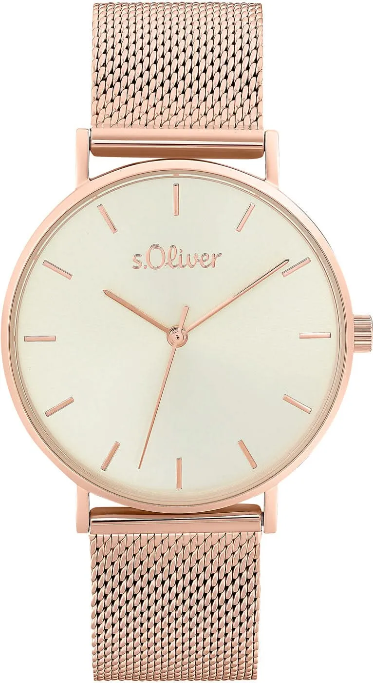 s.Oliver 2033516 Damenuhr • Modisches Lifestyle-Design • Hoher Tragekomfort
