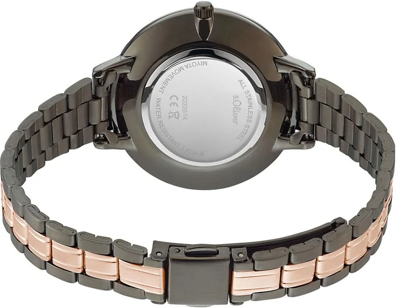 s.Oliver Time 2033514 Damenuhr • Lifestyle-Design • Bicolor