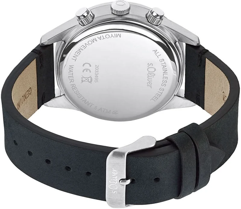 s.Oliver Time 2033495 Herrenuhr • Modisches Lifestyle-Design • Hervorragendes Preis-Leistungs-Verhältnis