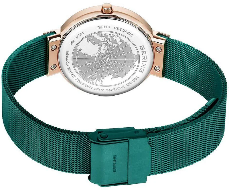 Bering Classic 14531-869 Damenuhr • Kratzfestes Saphirglas • Feines Milanaise-Armband